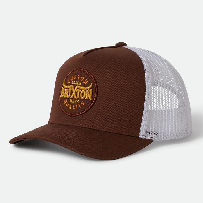 BRIXTON ( ブリクストン ) / スナップバック キャップ 帽子 / GIBSON C NP MP TRUCKER HAT - BROWN / 11798-BRWOW
