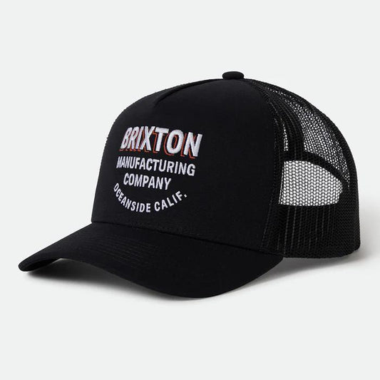 BRIXTON ( ブリクストン ) / スナップバック キャップ 帽子 / REDOUBT C NP MP TRUCKER HAT - BLACK / 11865-BKBLK