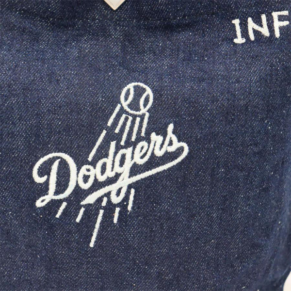 INFIELDER DESIGN x MLB /  ミニトートバッグ / MLB DENIM YYB - LOS ANGELES DODGERS - INDIGO / MLB-252-Dodgers