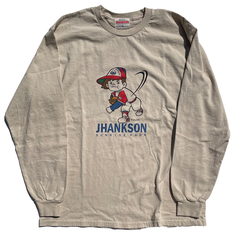 JHANKSON（ジャンクソン） / 長袖Tシャツ ロンT / BUFFA-KUN SOUTHPAW L/S TEE - SAND