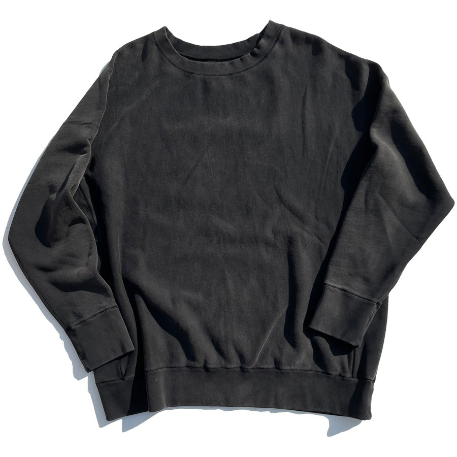 WAX(ワックス) / スウェットクルーネック トレーナー / VINTAGE SWEAT SHIRTS - BLACK / WX-0421 / メンズ THM
