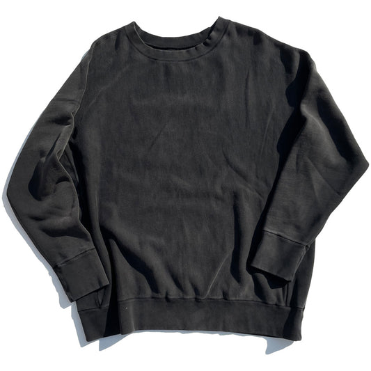 WAX(ワックス) / スウェットクルーネック トレーナー / VINTAGE SWEAT SHIRTS - BLACK / WX-0421 / メンズ THM