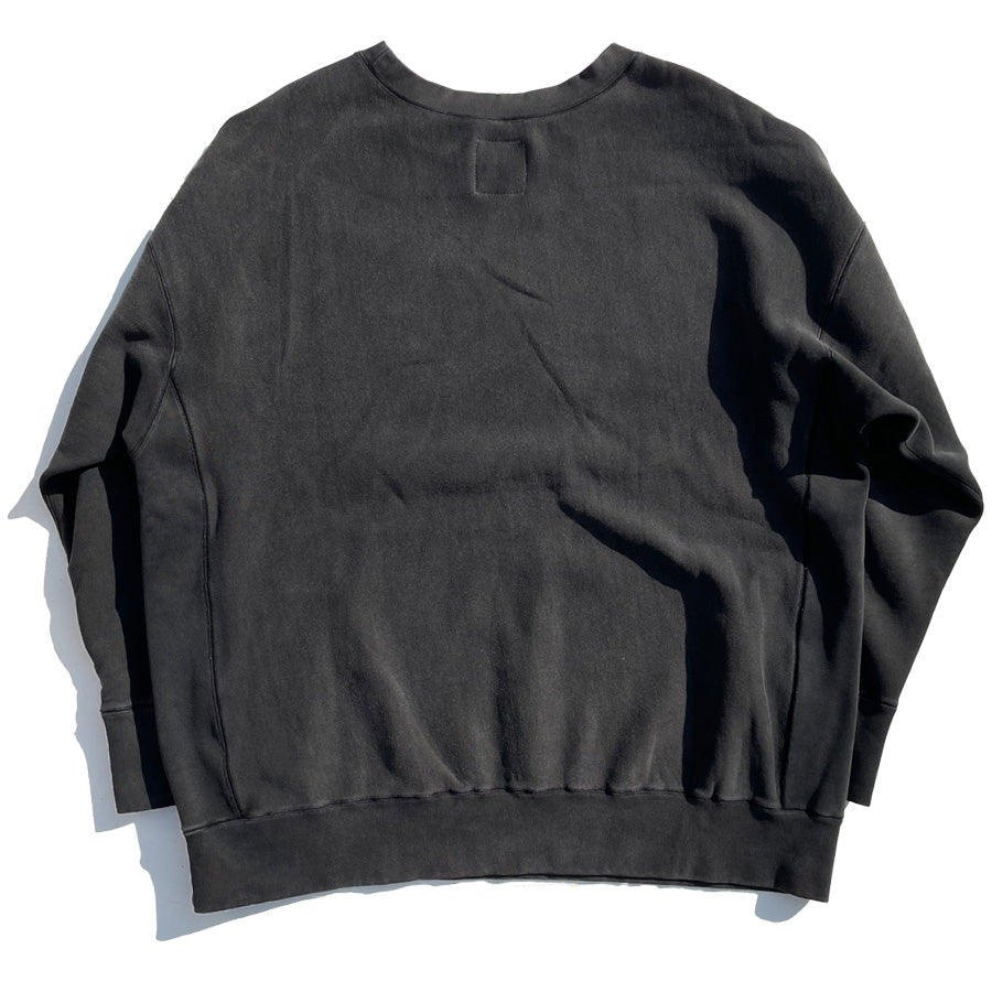 WAX(ワックス) / スウェットクルーネック トレーナー / VINTAGE SWEAT SHIRTS - BLACK / WX-0421 / メンズ THM