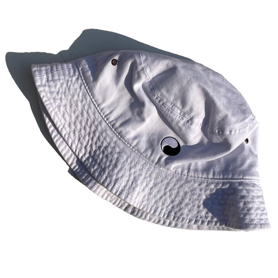 WAX(ワックス) / バケットハット 帽子 / YIN-YANG BUCKET HAT - WHITE / WX-0443 / メンズ  THM
