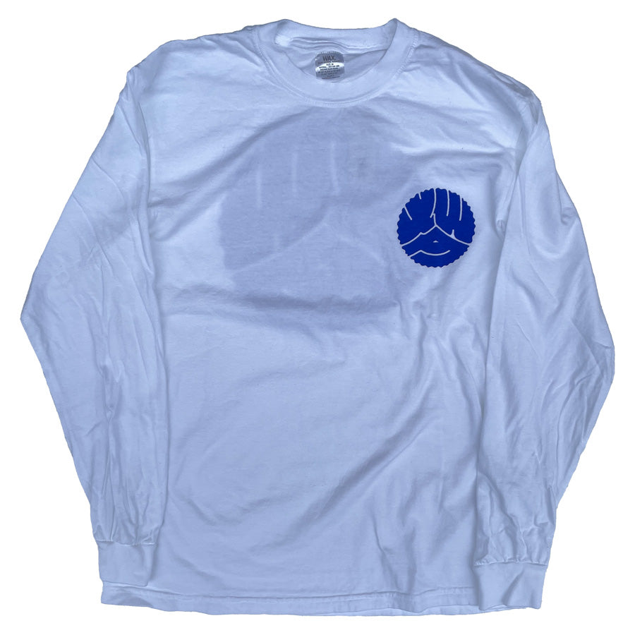 WAX(ワックス) / ロンT 長袖Tシャツ / 牡丹文字 BACK PRINTED L/S TEE - WHITE / WX-0451 / メンズ THM