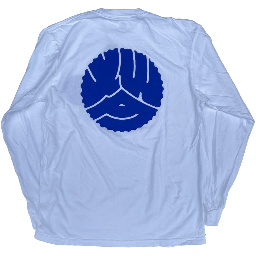 WAX(ワックス) / ロンT 長袖Tシャツ / 牡丹文字 BACK PRINTED L/S TEE - WHITE / WX-0451 / メンズ THM