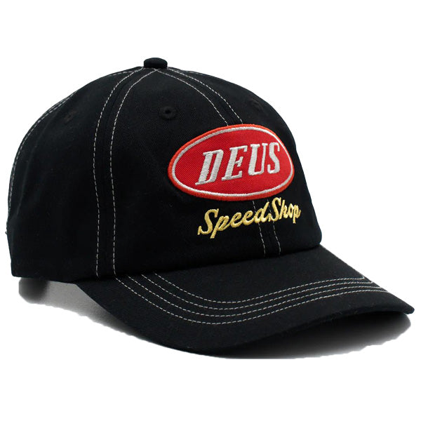 DEUS EX MACHINA ( デウスエクスマキナ ) / キャップ 帽子 / SPEEDSHOP CAP - BLACK / DMP257950  / メンズ