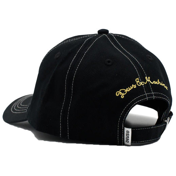 DEUS EX MACHINA ( デウスエクスマキナ ) / キャップ 帽子 / SPEEDSHOP CAP - BLACK / DMP257950  / メンズ
