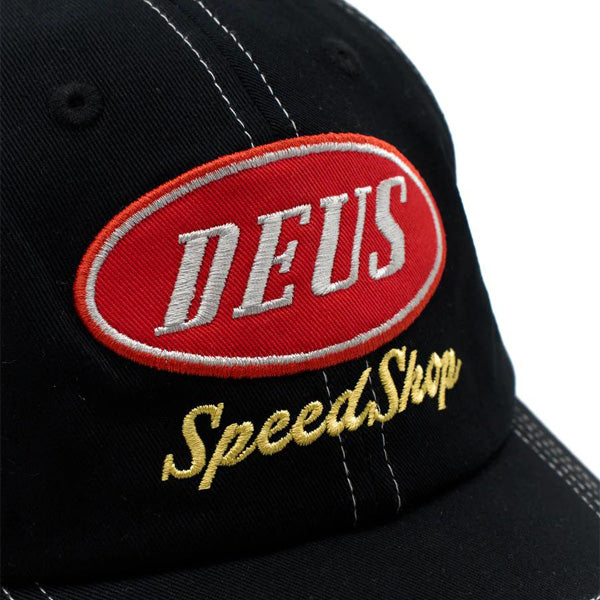 DEUS EX MACHINA ( デウスエクスマキナ ) / キャップ 帽子 / SPEEDSHOP CAP - BLACK / DMP257950  / メンズ