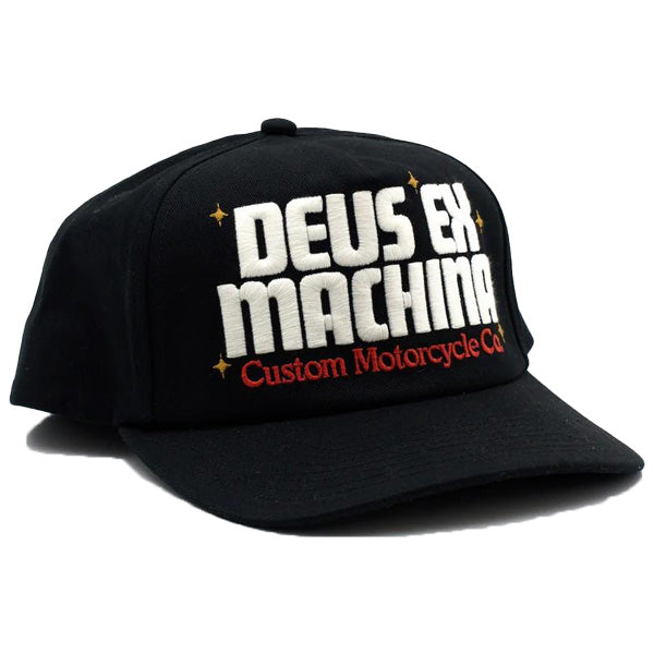 DEUS EX MACHINA ( デウスエクスマキナ ) / スナップバックキャップ 帽子 / DROP DOWN CAP - BLACK / DMP257957 / メンズ