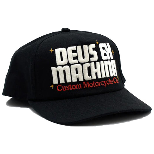 DEUS EX MACHINA ( デウスエクスマキナ ) / スナップバックキャップ 帽子 / DROP DOWN CAP - BLACK / DMP257957 / メンズ