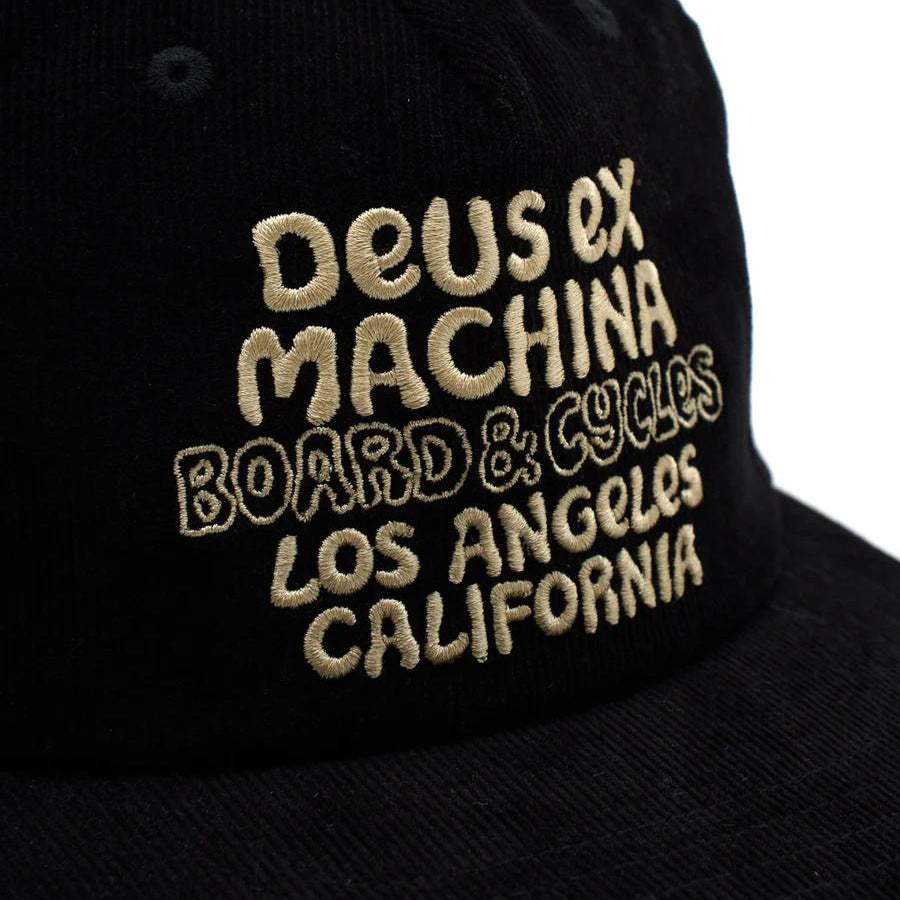 DEUS EX MACHINA ( デウスエクスマキナ ) / スナップバックキャップ 帽子 / SQUEAK CORD CAP - ANTHRACITE / DMP257997 / メンズ