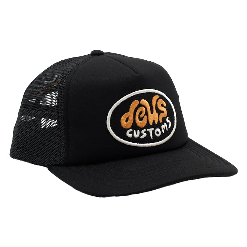 DEUS EX MACHINA ( デウスエクスマキナ ) / メッシュキャップ 帽子 / MAZEY TRUCKER - BLACK / DMP257998 / メンズ