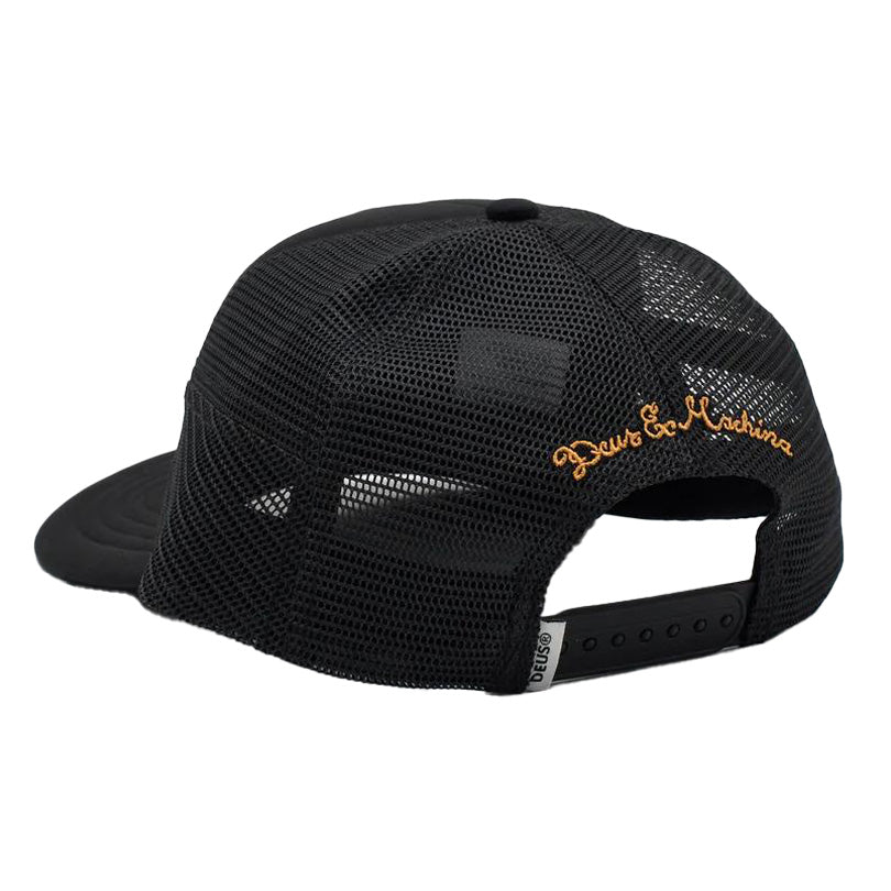 DEUS EX MACHINA ( デウスエクスマキナ ) / メッシュキャップ 帽子 / MAZEY TRUCKER - BLACK / DMP257998 / メンズ