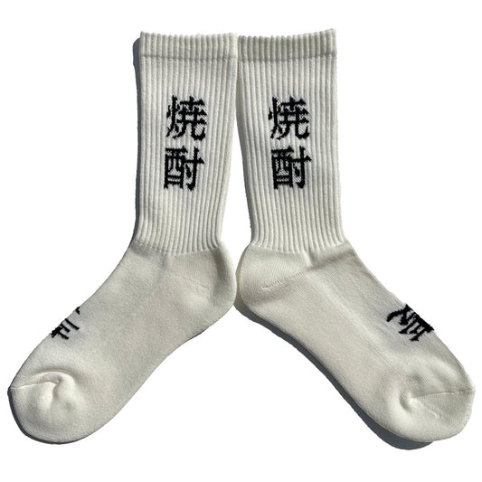 ROSTER SOX(ロスターソックス) / 靴下 クルーソックス 焼酎 / SHOCHU - WHITE / RS-414 / メンズ レディース