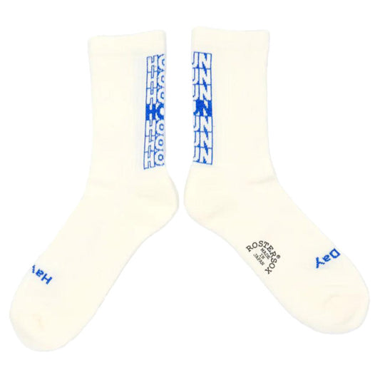 ROSTER SOX(ロスターソックス) / 靴下 クルーソックス ホームラン / HOME RUN - BLUE / RS-419 / メンズ レディース