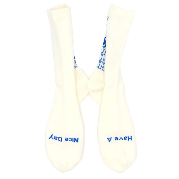 ROSTER SOX(ロスターソックス) / 靴下 クルーソックス ホームラン / HOME RUN - BLUE / RS-419 / メンズ レディース