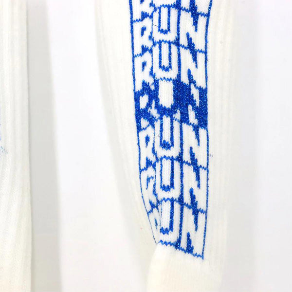 ROSTER SOX(ロスターソックス) / 靴下 クルーソックス ホームラン / HOME RUN - BLUE / RS-419 / メンズ レディース