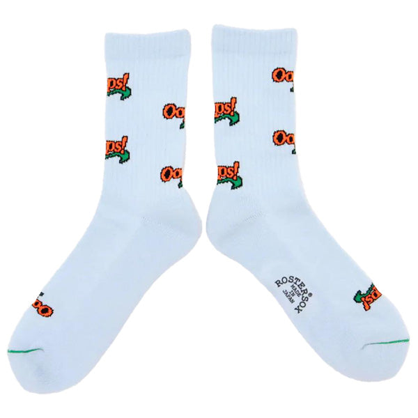 ROSTER SOX(ロスターソックス) / 靴下 クルーソックス OOPS / OOPS - BLUE / RS-425 / メンズ レディース