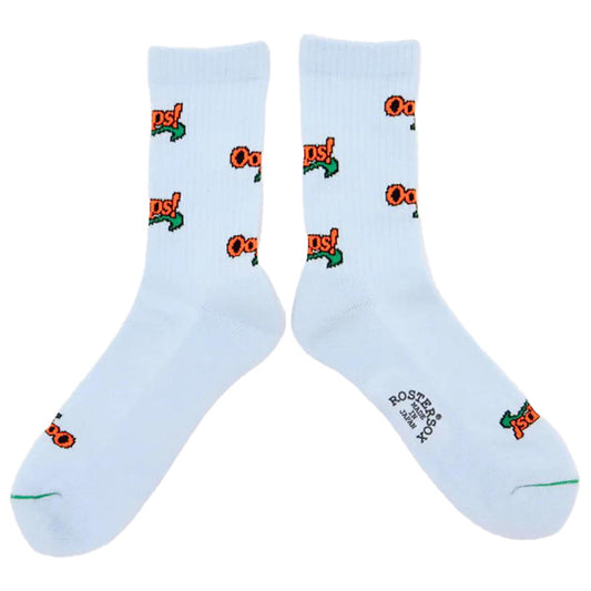 ROSTER SOX(ロスターソックス) / 靴下 クルーソックス OOPS / OOPS - BLUE / RS-425 / メンズ レディース
