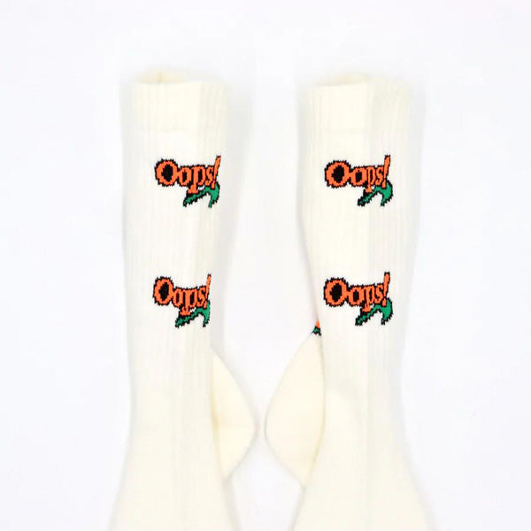 ROSTER SOX(ロスターソックス) / 靴下 クルーソックス OOPS / OOPS - WHITE / RS-425 / メンズ レディース