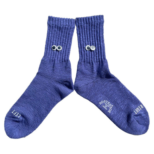 ROSTER SOX(ロスターソックス) / 靴下 クルーソックス  / M EYE B SOCKS - DK.BLUE / RS-436 / メンズ レディース