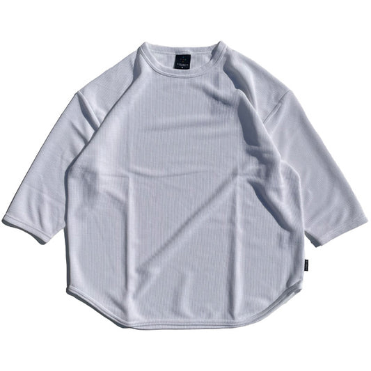 AXESQUIN.MODIFIED (アクシーズクイン ) / クイックドライワッフル フットボールTシャツ / QD ECO WAFFLE FOOTBALL TEE - WHITE / 321097