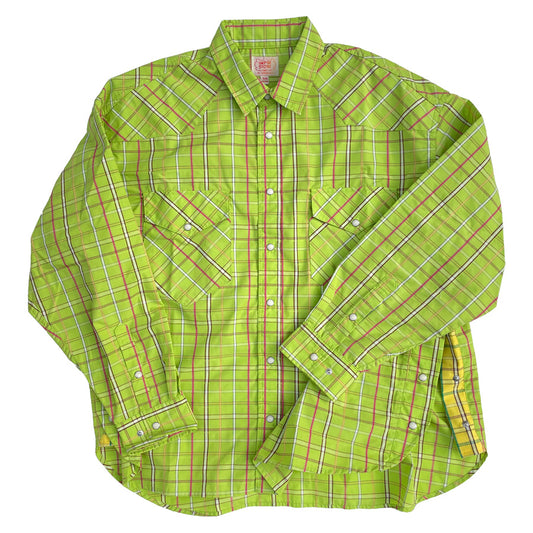 IMPRESTORE (インプレストア) / シャツ / BASKET WESTERN SHIRTS - GREEN / DWAYNE /メンズ