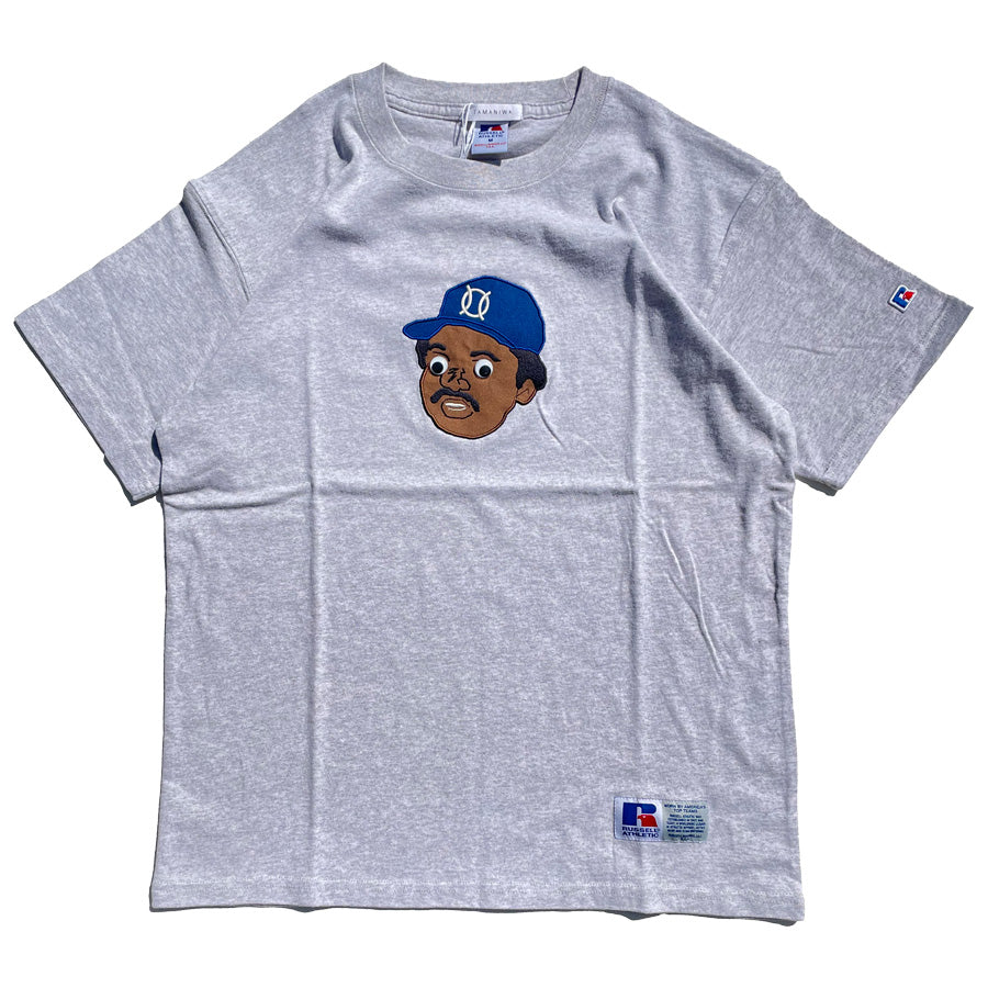 TAMANIWA (タマニワ) x RUSSELL / 半袖Tシャツ / GOOGLY EYES S/S TEE - ASH / TR-1 / メンズ
