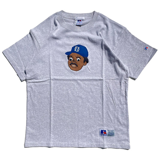 TAMANIWA (タマニワ) x RUSSELL / 半袖Tシャツ / GOOGLY EYES S/S TEE - ASH / TR-1 / メンズ