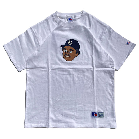 TAMANIWA (タマニワ) x RUSSELL / 半袖Tシャツ / GOOGLY EYES S/S TEE - WHITE / TR-1 / メンズ