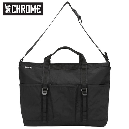 CHROME クローム /ショルダーバッグ トートバッグ / GROCERY TOTE MSNGR 28L - BLACK CRINKLE / JP239BKCK