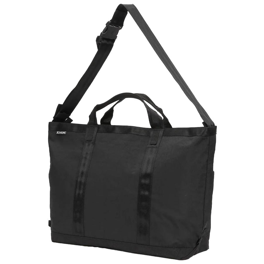 CHROME クローム /ショルダーバッグ トートバッグ / GROCERY TOTE MSNGR 28L - BLACK CRINKLE / JP239BKCK