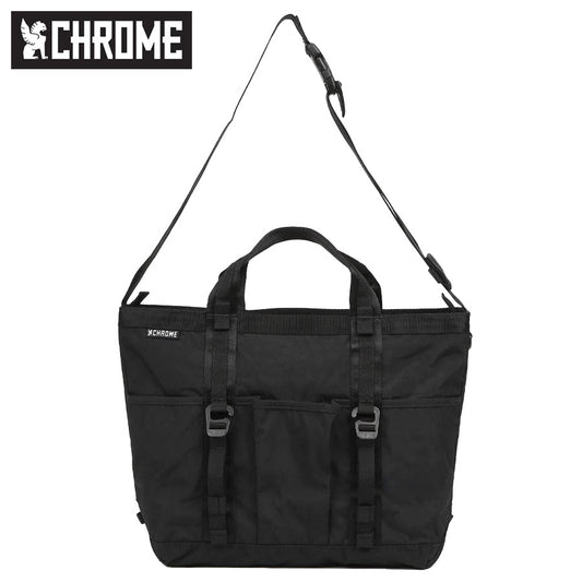 CHROME クローム /ショルダーバッグ トートバッグ / GROCERY TOTE MSNGR 15L - BLACK CRINKLE / JP240BKCK
