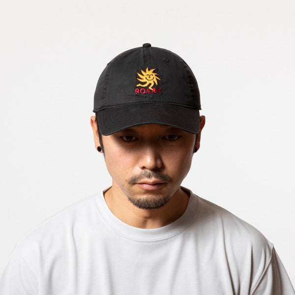 THE ROARK ロアーク / キャップ 帽子 / "FOREVER ROAMING" 6PANEL CAP - LOW - BLACK / RHJ1100 / メンズ