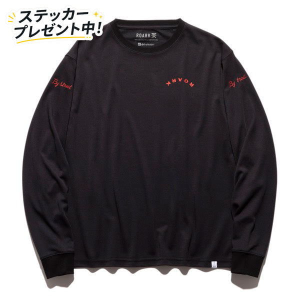 THE ROARK ロアーク /  長袖Tシャツ ロンT / "WAYWARD YOUTH" L/S Dri-Release TEE - BLACK / RLTJDR1100 / メンズ