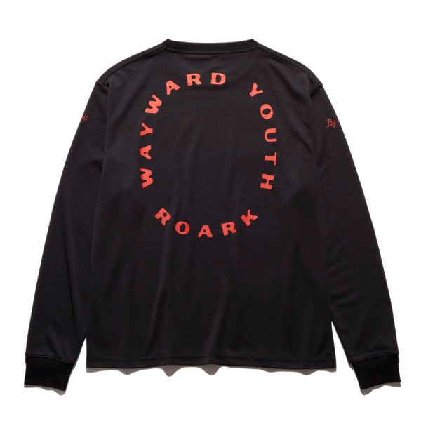 THE ROARK ロアーク /  長袖Tシャツ ロンT / "WAYWARD YOUTH" L/S Dri-Release TEE - BLACK / RLTJDR1100 / メンズ