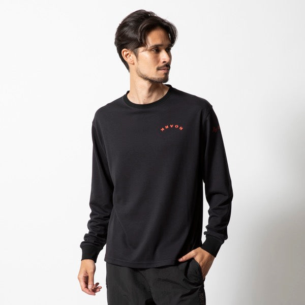 THE ROARK ロアーク /  長袖Tシャツ ロンT / "WAYWARD YOUTH" L/S Dri-Release TEE - BLACK / RLTJDR1100 / メンズ