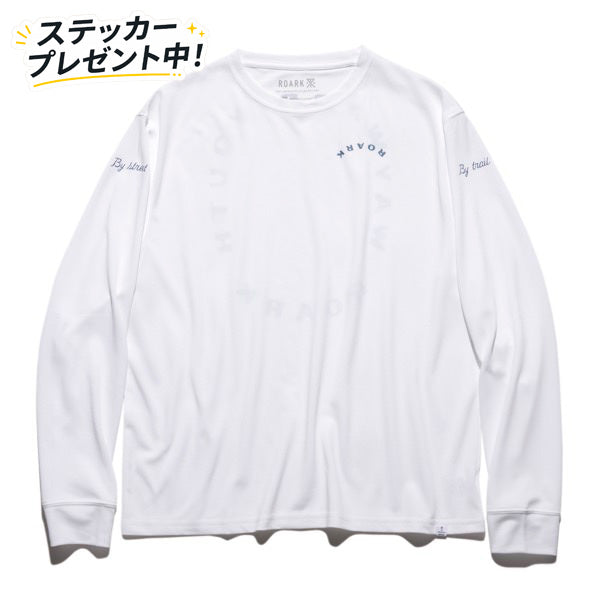 THE ROARK ロアーク /  長袖Tシャツ ロンT / "WAYWARD YOUTH" L/S Dri-Release TEE - WHITE / RLTJDR1100 / メンズ