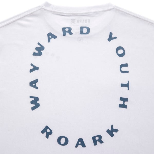 THE ROARK ロアーク /  長袖Tシャツ ロンT / "WAYWARD YOUTH" L/S Dri-Release TEE - WHITE / RLTJDR1100 / メンズ