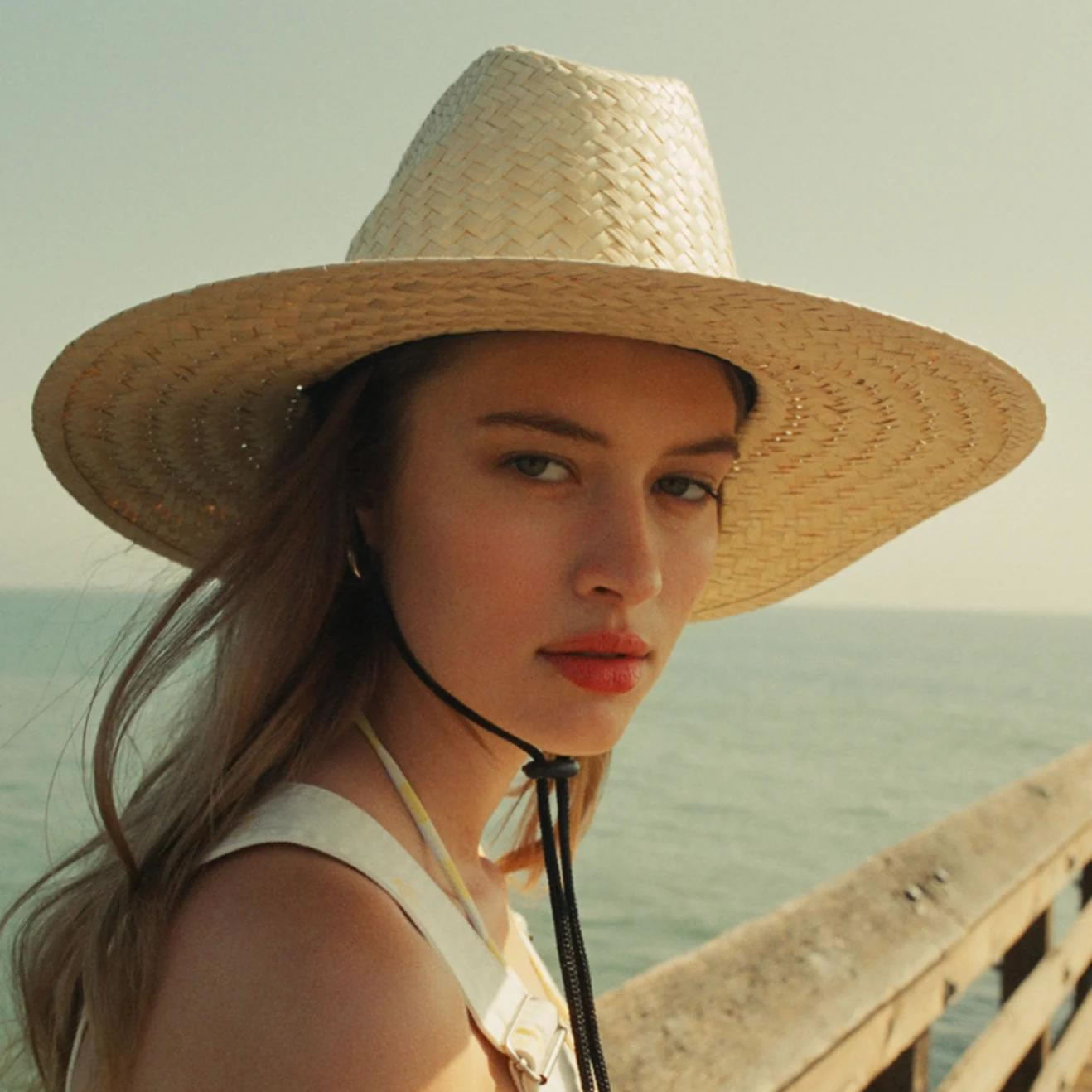 BRIXTON ( ブリクストン ) / ストローハット 帽子 麦わら / BELL II SUN HAT - TAN x TAN / 11162-TANTN