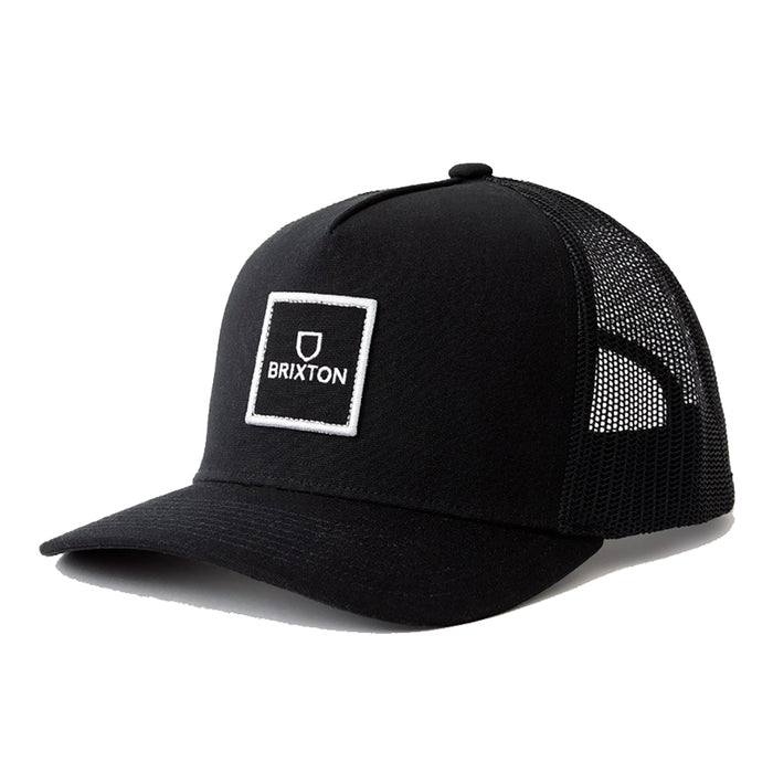 BRIXTON ( ブリクストン ) / スナップバック メッシュキャップ 帽子 / ALPHA BLOCK X C MP MESH CAP - BLACK / 10867-BLACK
