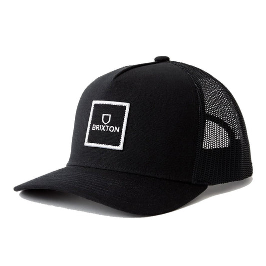 BRIXTON ( ブリクストン ) / スナップバック メッシュキャップ 帽子 / ALPHA BLOCK X C MP MESH CAP - BLACK / 10867-BLACK