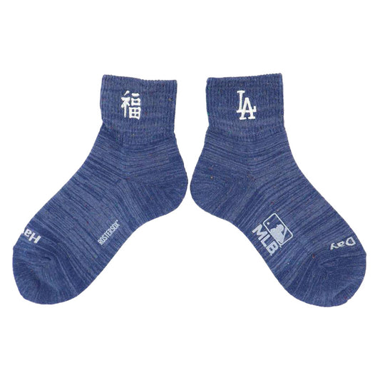 ROSTER SOX(ロスターソックス) x MLB / 靴下 クルーソックス / MLB 200 NEP MIX FUKU SOCKS - BLUE / MLB-255-Dodgers