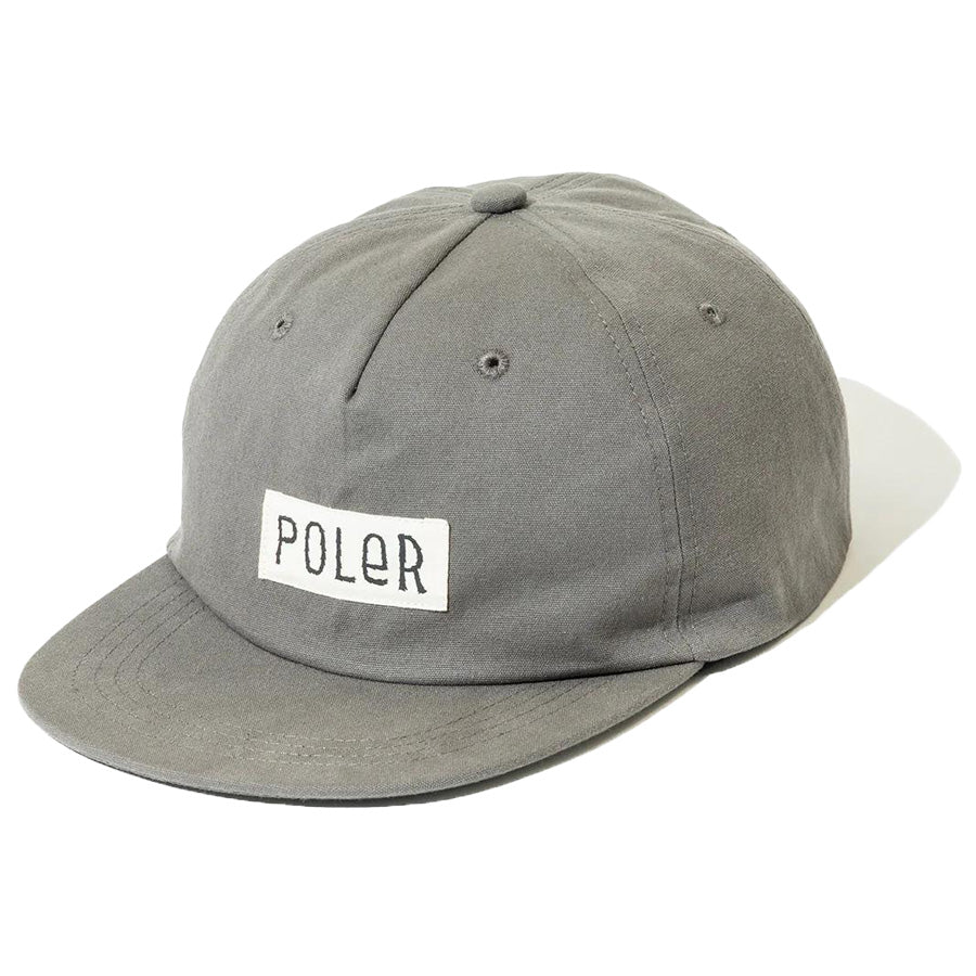 POLeR OUTDOOR STUFF(ポーラーアウトドアスタッフ) / キャップ 帽子 / FURRY FONT COTTON 6P CAP - GRAY / 251MCV0087