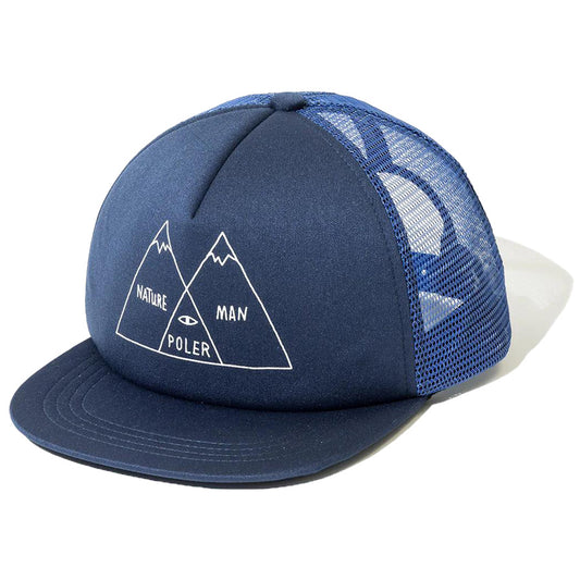 POLeR OUTDOOR STUFF(ポーラーアウトドアスタッフ) / スナップバックメッシュキャップ / VENN MESH CAP - NAVY / 251MCV0107