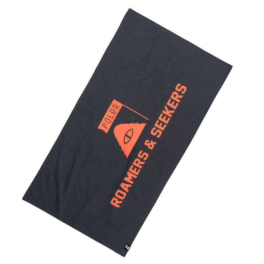 Poler Outdoor Stuff(ポーラー アウトドア スタッフ) / ビーチタオル / BEACH TOWEL -  BLACK x ORANGE / 241MCV0473