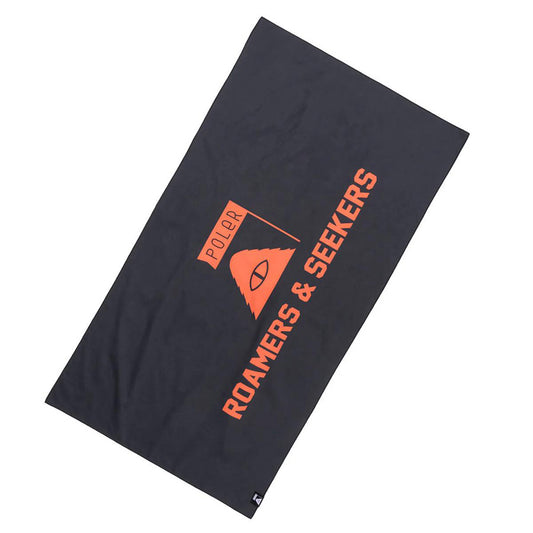 Poler Outdoor Stuff(ポーラー アウトドア スタッフ) / ビーチタオル / BEACH TOWEL -  BLACK x ORANGE / 241MCV0473