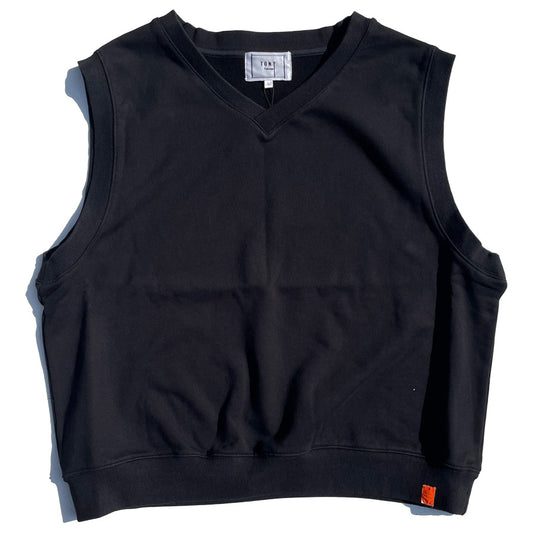 Tony Taizsun(トニー タイズサン) / スウェットベスト  / MM SWEAT VEST  - BLACK / 25SP-008 / メンズ