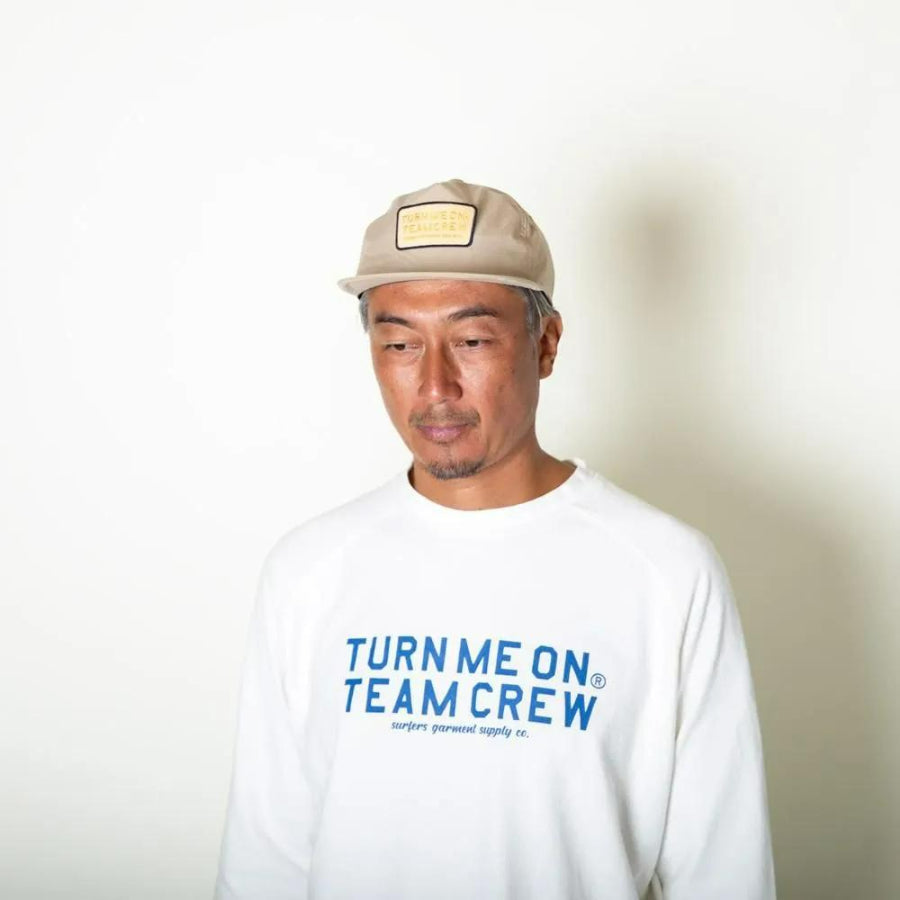TURN ME ON(ターンミーオン) / 帽子 キャップ / TEAM CREW ナイロンCAP - BEIGE / 525-331 / メンズ